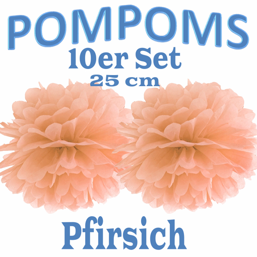 10-Pompoms-25-cm-Pfirsich