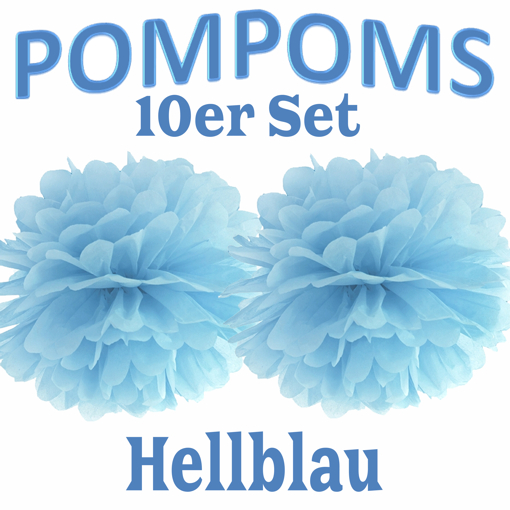 10-Pompoms-35-cm-Hellblau