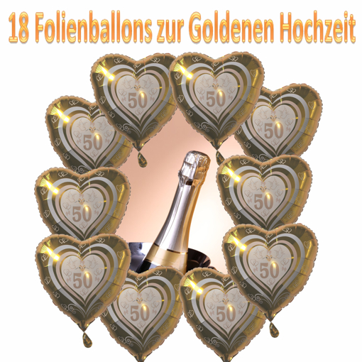 18-Luftballons-aus-Folie-zur-Goldenen-Hochzeit
