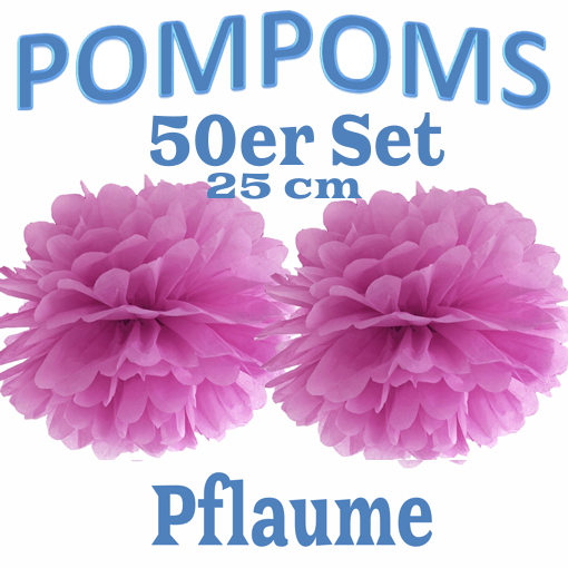 50-Pompoms-25-cm-Pflaume