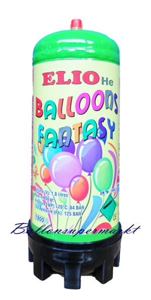 Einweg Ballongas Helium Flasche 1.8 Liter