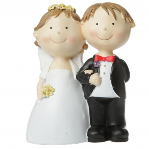 Brautpaar-Figur-8cm-Dekoration-Hochzeit-Geschenk-Hochzeitsdeko