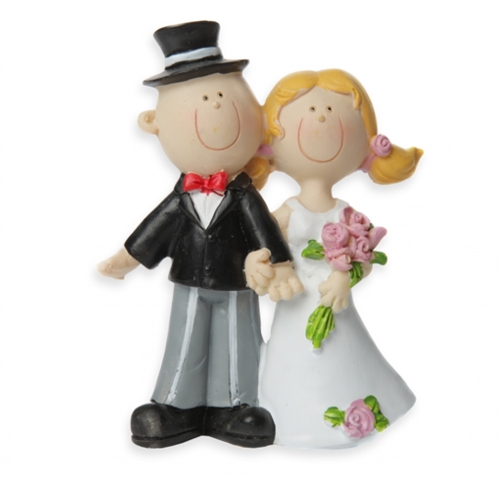 Brautpaar-Figur-8cm-Dekoration-zur-Hochzeit-Geschenk-Hochzeitsdeko