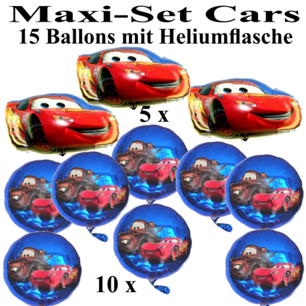 Cars-Ballons-Helium-Maxi-Set
