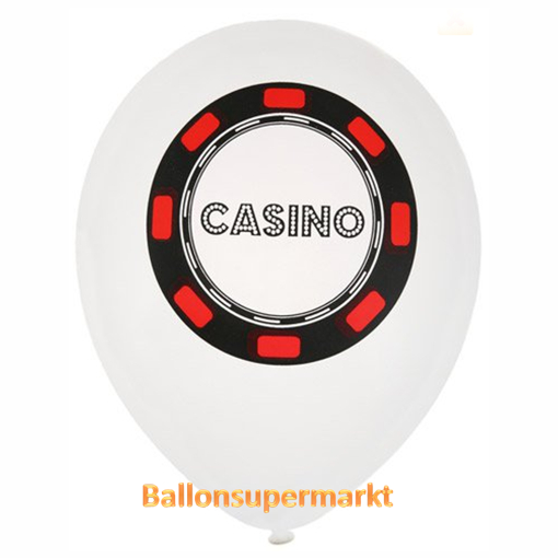 Casino-Luftballons-Party-Dekoration