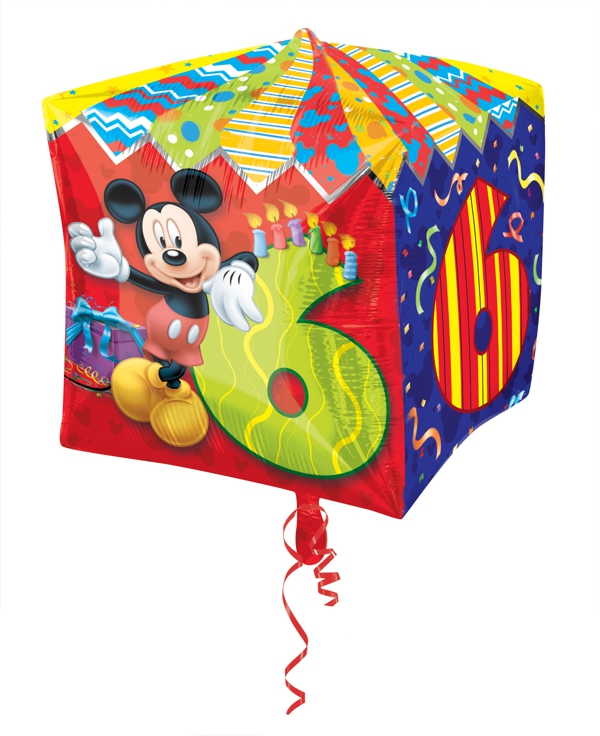 Cubez-Luftballon-aus-Folie-mit-Mickey-Mouse-zum-6.-Geburtstag