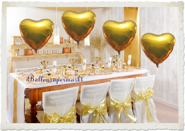 Deko-Goldene-Hochzeit-mit-grossen-goldenen-Herzluftballons-aus-Folie-mit-Ballongas-Helium