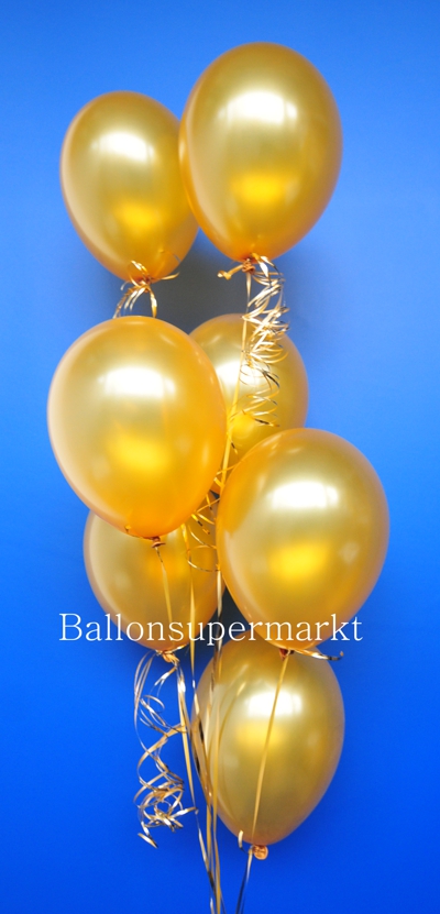 Dekoration-Silvester-Goldene-Luftballons