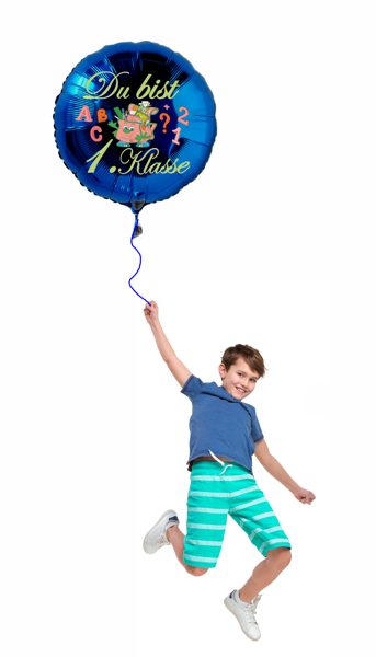 Du-bist-1-Klasse-blauer-Luftballon-mit-Helium-zur-Einschulung-zum-Schulanfang-zum-1-Schuljahr