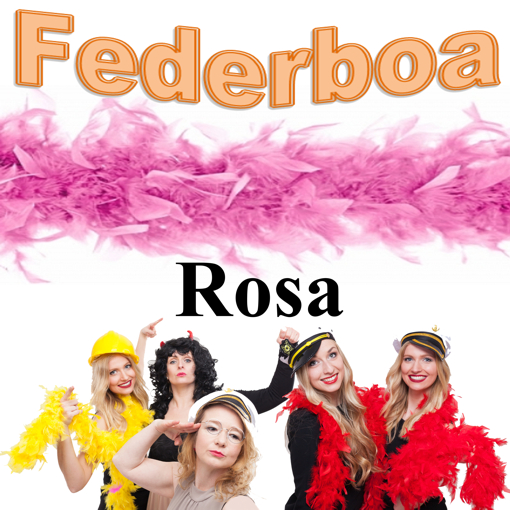 Federboa-in-der-Farbe-Rosa-zu-Junggesellinnenabschied-Hen-Party