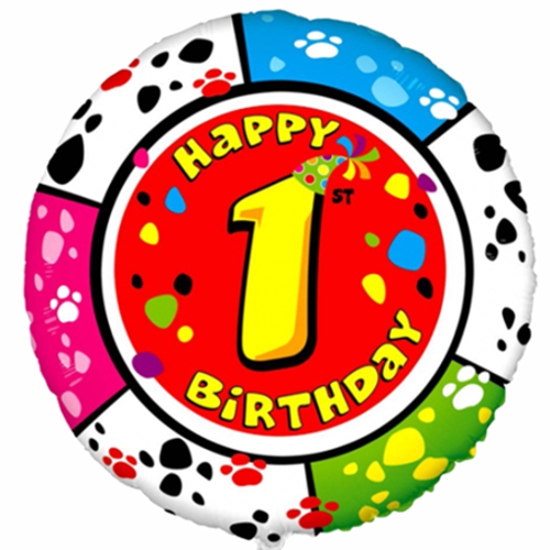 Folienballon-1.-Geburtstag-Happy-Birthday-Animalloon-1-Luftballon-Geschenk-Dekoration-Kindergeburtstag