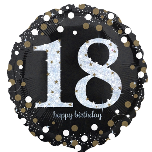 Folienballon-18-Geburtstag-Sparkling-Birthday-18-Luftballon-holografisch-Geschenk-Volljaehrigkeit