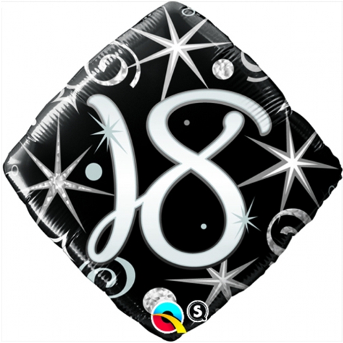 Folienballon-18.-Geburtstag-Birthday-Elegant-18-Luftballon-Geschenk-Dekoration-Volljaehrigkeit