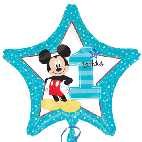 olienballon-1st-Birthday-Micky-Maus-Luftballon-Partydekoration-zum-1-Kindergeburtstag-Disney