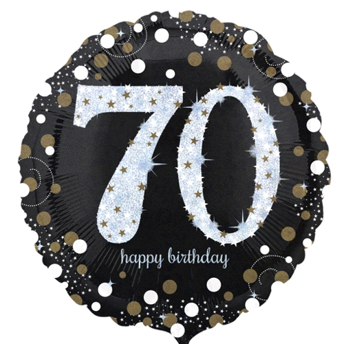 Folienballon-70-Geburtstag-Sparkling-Birthday-70-Luftballon-holografisch-Geschenk