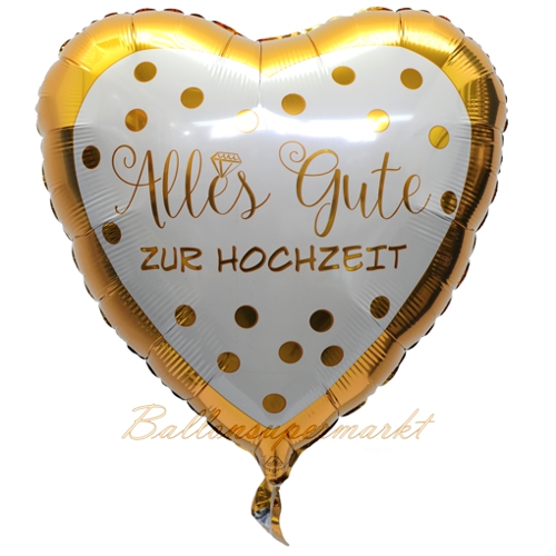 Folienballon-Alles-Gute-zur-Hochzeit-gold-Herzluftballon-zur-Hochzeit-Hochzeitsdekoration-Geschenk-Ballon