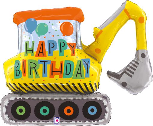 Folienballon-Bagger-Happy-Birthday-Shape-zum-Geburtstag-Geschenk-Kindergeburtstag
