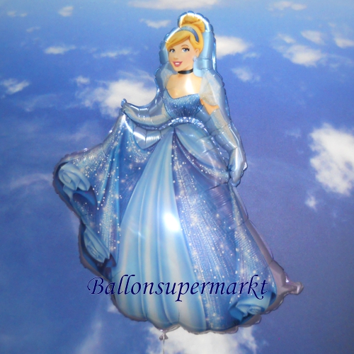 Folienballon-Cinderella-Shape-Achenputtel-Luftballon-Geschenk-Geburtstag-Prinzessin-Disney