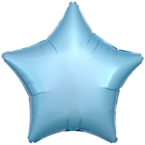 Stern-Folien-Luftballon-Hellblau-45-cm