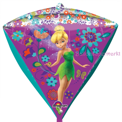Folienballon-Diamondz-Tinkerbell-Luftballon-Geschenk-Disney-Fairys