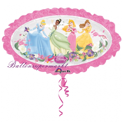 Folienballon-Disney-Princess-Shape-Cinderella-Belle-Tiana-Rapunzel-Dornroeschen-Geschenk-Geburtstag-Prinzessinnen