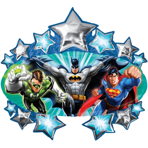 Folienballon-Justice-League-Liga-der-Gerechten-Batman-Superman-Green-Lantern-Luftballon-DC-Comics