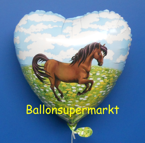 Folienballon-Pony-Herz-Kindergeburtstag-Geschenk
