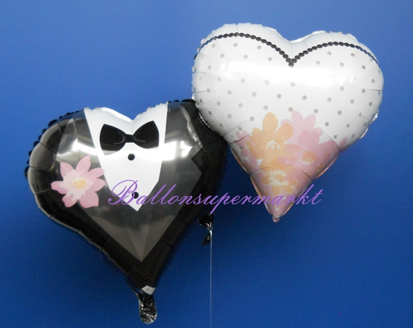 Folienballon-Wedding-Couple-Luftballon-Hochzeit-Hochzeitsdekoration-Geschenk