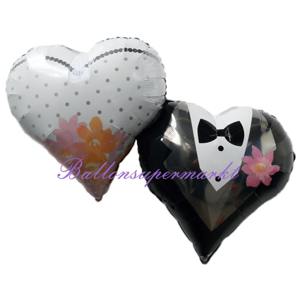 Folienballon-Wedding-Couple-Luftballon-zur-Hochzeit-Hochzeitsdekoration-Geschenk