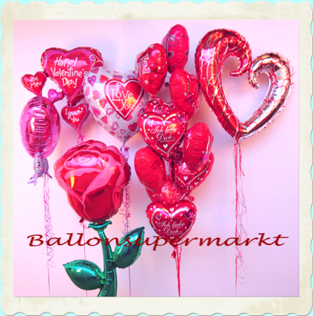 Folienballons: Boten der Liebe