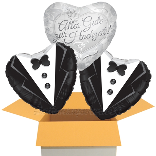 Folienballons-im-Karton-Alles-Gute-zur-Hochzeit-Schwules-Brautpaar-Herzen-Dekoration-Hochzeitsgeschenk-Regenbogenhochzeit-Maenner