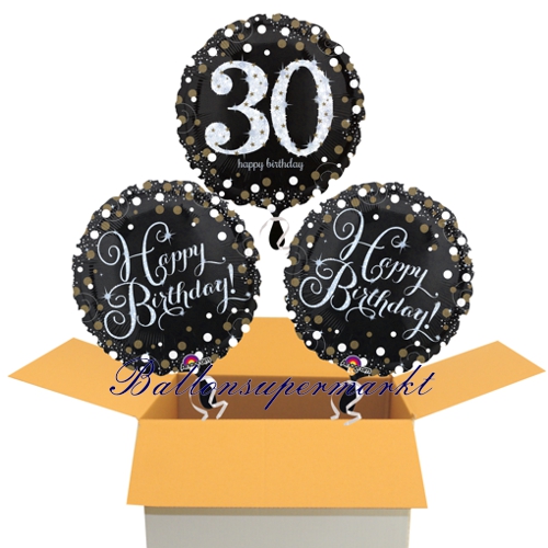 Folienballons-im-Karton-zum-30.-Geburtstag-Sparkling-Celebration-Geschenk