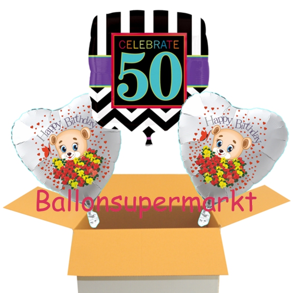 Folienballons-im-Karton-zum-50-Geburtstag-celebrate-Baerchen-3er