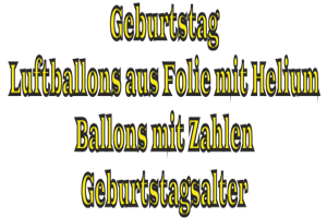 Geburtstag-45-cm-Luftballons-mit-Helium-Zahlen-Geburtstagsalter