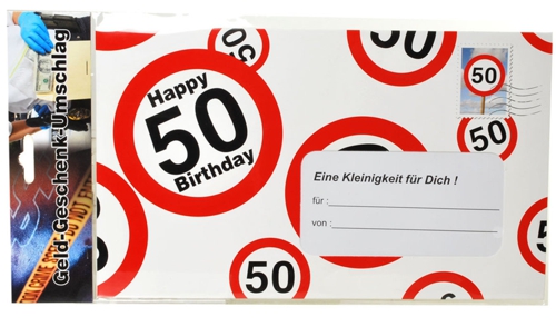 Geld-Geschenk-Umschlag-zum-50.-Geburtstag-Verkehrsschild-50