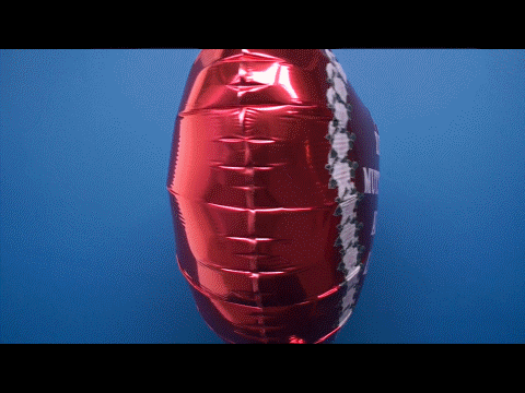 Zum Muttertag alles Liebe Luftballon in Herzform mit Helium zum Muttertag
