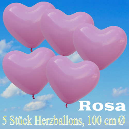 5-grosse-rosa-herzballons-100-cm