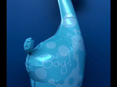 Grosser-Luftballon-aus-Folie-mit-Helium-Geburt-Taufe-It-is-a-Boy-Giraffe