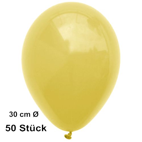 Luftballons-Gelb, 28-30 cm, preiswert und günstig