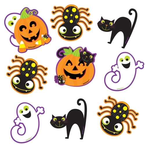 Halloween-Kids-Mini-Cutouts-XL-Konfetti-Partydekoration-Halloweenparty-Streudekoration