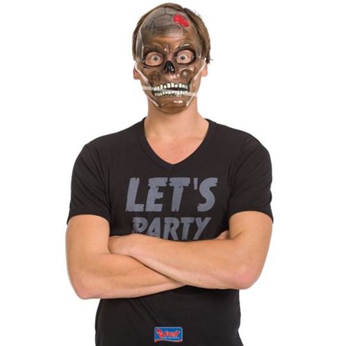 Halloween-Maske-Schaedel-tranparent-Party-Accessoire-Kostuemierung-Verkleidung