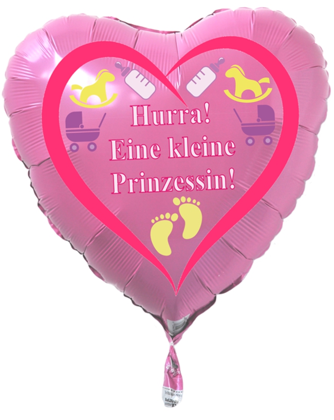 Herzballon-zu-Geburt-und-Taufe-mit-Helium-Hurra-eine-kleine-Prinzessin