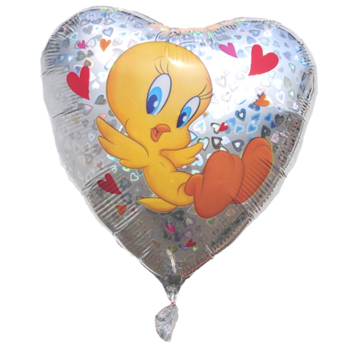 Luftballon-Folienballon-Tweety-Hearts