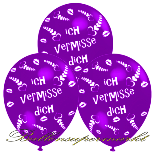 Ich-vermisse-Dich-Luftballons-violett