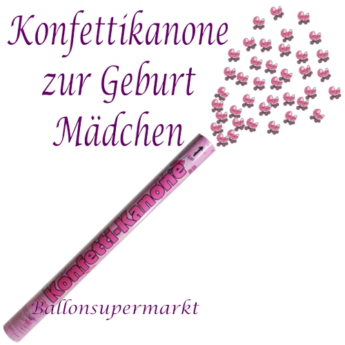 Konfettikanone-Geburt-Maedchen-rosa-Konfetti-Shooter-zur-Babyparty-Maedchen-Dekoration