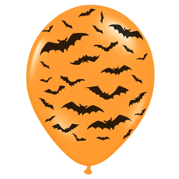 Latexballons-Halloween-Bats-Fledermaus-Dekoration-Halloweenparty-Fest