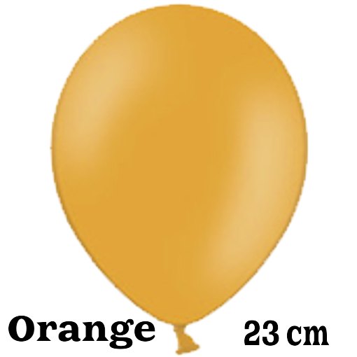 Luftballon 23 cm Orange