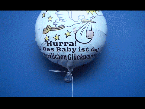 Luftballon-Folie-mit-Ballongas-Hurra-das-Baby-ist-da-Herlichen-Glueckwunsch-Geburt