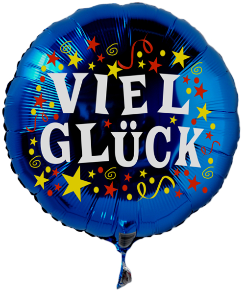 Luftballon-aus-Folie-Viel-Glueck-Rundballon-blau-mit-Ballongas