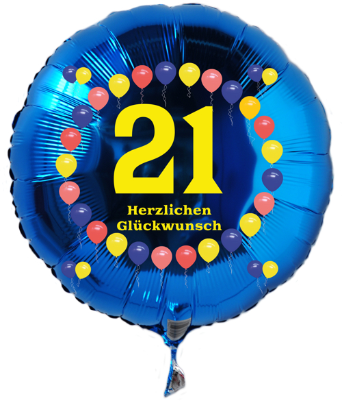 Luftballon-aus-Folie-Zahl-21-zum-21.-Geburtstag-Herzlichen-Glueckwunsch-blau